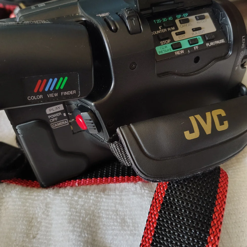 Black Camcorder with Accessories